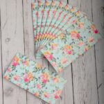 Vanya Creations Paper Flower Printed Matt Finish Shagun Envelopes