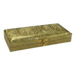 Vanya Creations Decorative Shagun Cash Gift Box for Money Gaddi, Jewellery, Gifting Sagan Wedding Occasion, Golden Color