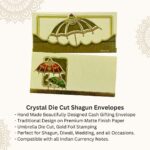 Umbrella Die Cut Matte Finish Shagun Envelopes