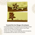 Flower Die Cut Matte Finish Shagun Envelopes