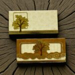 Vanya Creations Pack of 20 Paper Tree Die Cut Matte Finish Shagun Envelopes