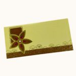 Flower Die Cut Matte Finish Shagun Envelopes