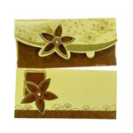 Flower Die Cut Matte Finish Shagun Envelopes