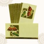 Umbrella Die Cut Matte Finish Shagun Envelopes