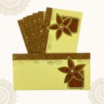 Flower Die Cut Matte Finish Shagun Envelopes
