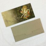 Vanya Creations Paper Printed Velvet Finish Shagun Envelopes Tuck Flap Lifafa for Gifting Sagan Wedding Occasion Cash Money