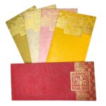 Gold Tree Design Shagun Envelopes