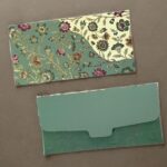 Floral Printed Matte Finish Shagun Envelopes Tuck Flap Lifafa for Gifting Sagan Wedding Occasion Cash Money