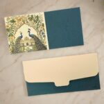 Royal Printed Matte Finish Shagun Envelopes Tuck Flap Lifafa for Gifting Sagan Wedding Occasion Cash Money