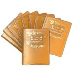 Passport Fold Matte Finish With Best Compliments Print Shagun Envelopes for Gifting Money Cash Sagan Lifafa Pocket Size Wedding Occasion, 12 X 9 cm, Apricot Color