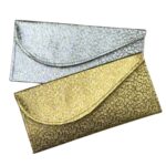 Leatherette Fabric Golden Silver Purse Design Premium Fabric Shagun Envelopes