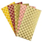 Rectangle Shape Metallic Paper Shagun Envelopes for Gifting Cash Sagan Lifafa Wedding Occasion Money Cover