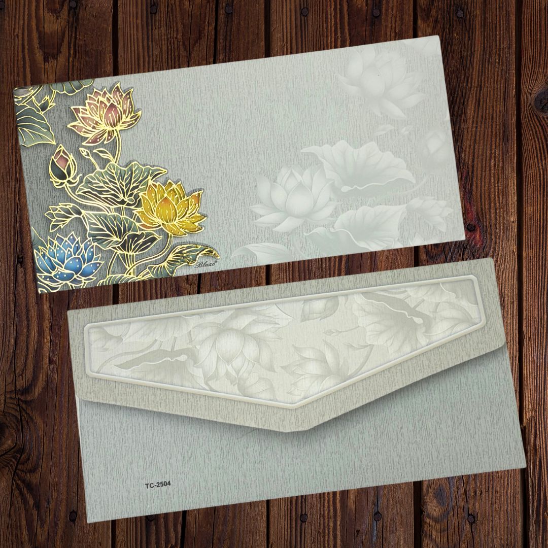 Floral Design Fancy Shagun Envelopes for Gifting Money Rectangle Shape Matte Finish Paper Designer Sagan Lifafa Wedding Cash, 19 X 9 cm, Grey Color Floral Design Fancy Shagun Envelopes for Gifting Money Rectangle Shape Matte Finish Paper Designer Sagan Lifafa Wedding Cash, 19 X 9 cm, Grey Color